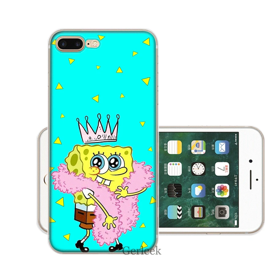 Мобильный телефон чехол для iPhone 11 Pro 6 6s 7 8 PLus XR X XS Max SE 2020 твердая губка Bob-2 - купить
