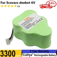 2pcs 3300mah 6v cleaner battery for ecovacs deebot tbd 71 deebot 710 720 730 760 ecovacs cen530 cen630 cen680 2pcs 3500mah 6v c