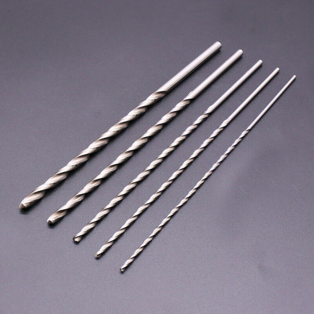 

300mm Drill Bits 2/3/3.5/4/5mm Long High speed steel Round shank Workshop Tool
