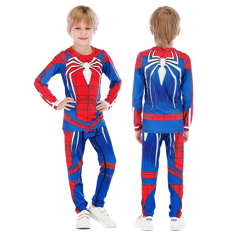 

Kids MMA Rashguard BJJ GI T-shirt +Pants Jiu Jusit Tights Muay Thai Shorts MMA For Children MMA Compression Sportsuits