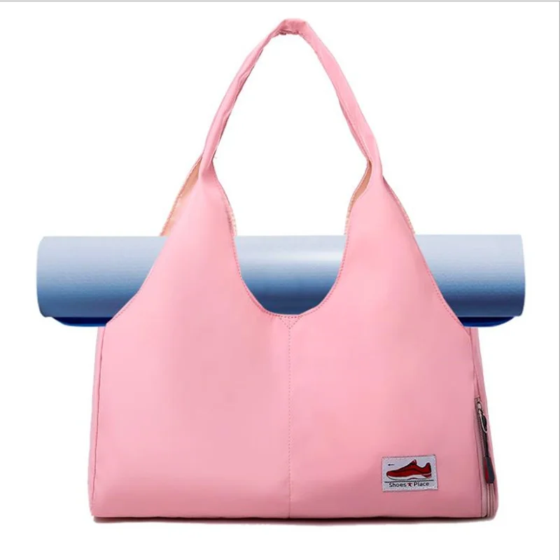 2020 новая дешевая черная спортивная сумка с блестками для женщин отсек обуви