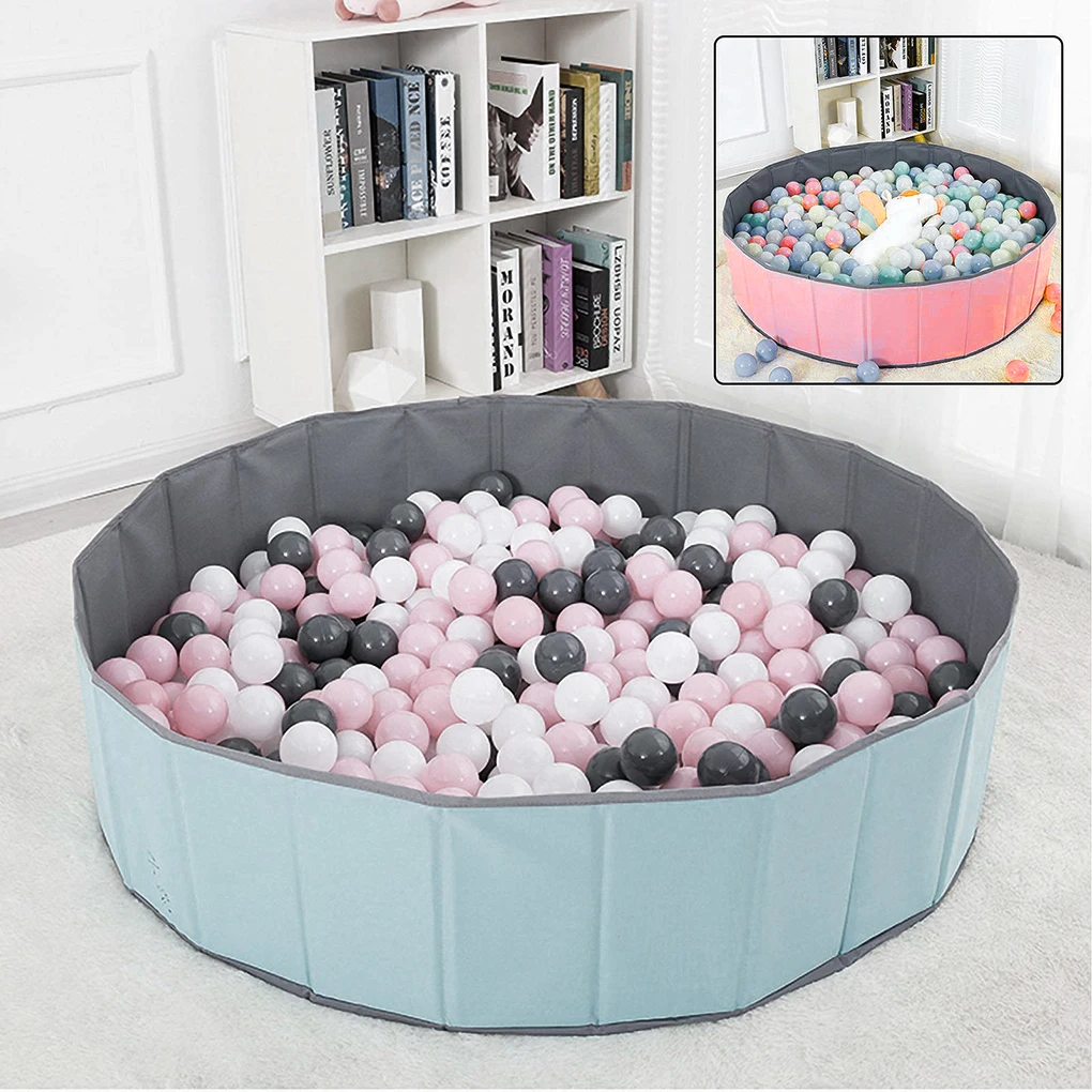 

Ball Pool Folding Ocean Ball Tent Portable Kid Outdoor Playard Children Game Play Pit Blue/Pink