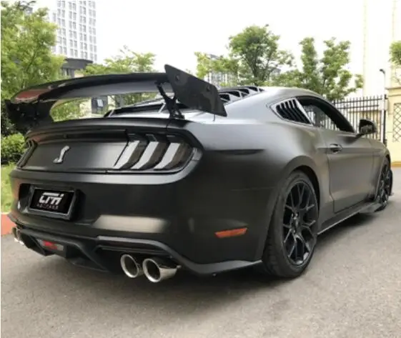 Mustang GT500 углеродного волокна заднего крыла багажник выступ Спойлеры для Ford GT 2015 2016