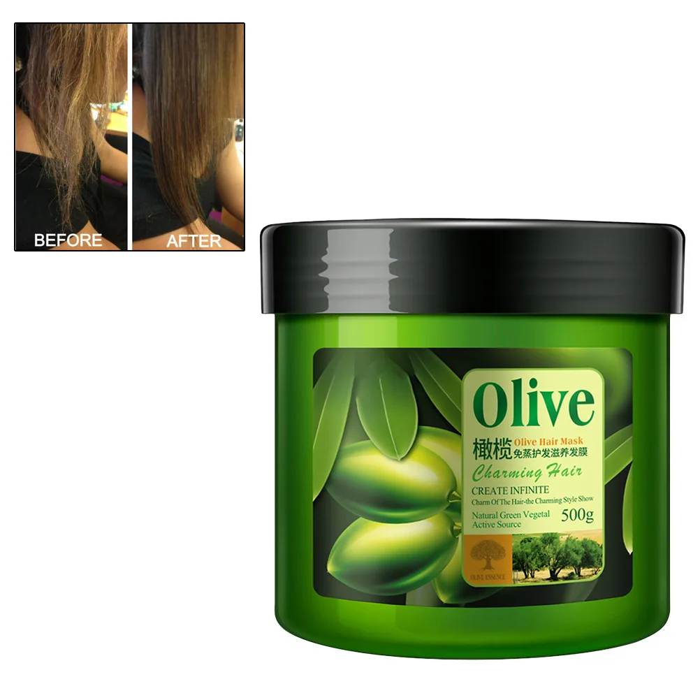 Маска для волос с оливковым маслом 500 мл увлажняющая маска глубокого