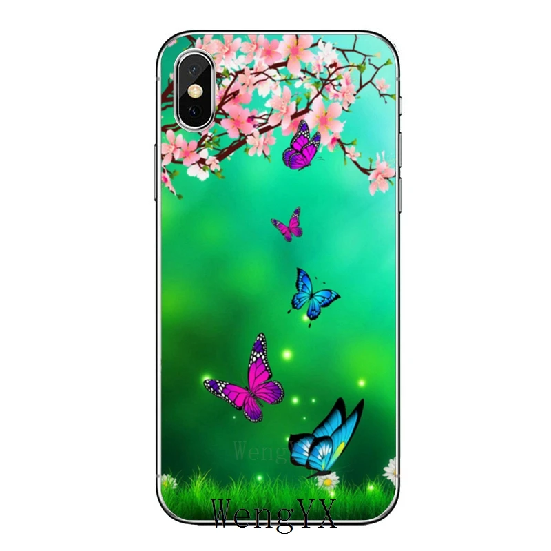 Яркие цветные бабочки для huawei mate 20 10 9 P30 P20 P10 P9 pro Lite P Smart plus аксессуары чехол для телефона - Цвет: Bright-Colored-A-07