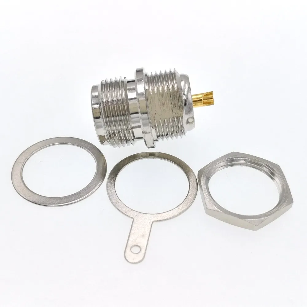 N женский разъем переборки с припоем|connector parts|connectors compressionconnector pc |