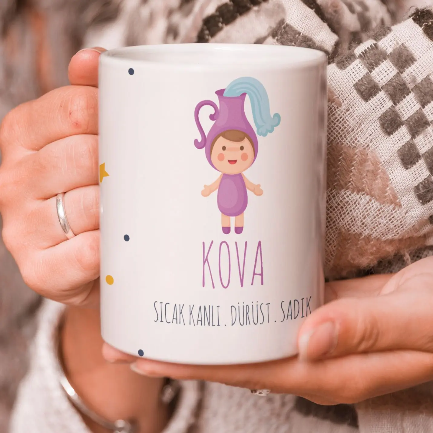 

Bucket Sign Custom Cute White Mug Cup