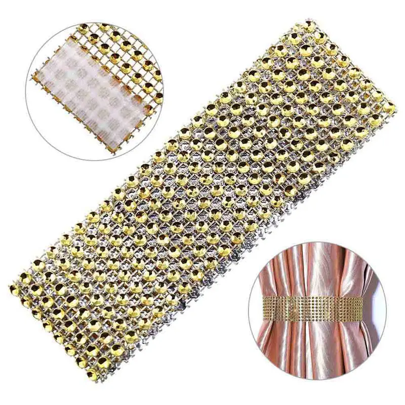 Стразы на окна с кристаллами кольца для салфеток бриллиантами свадебных