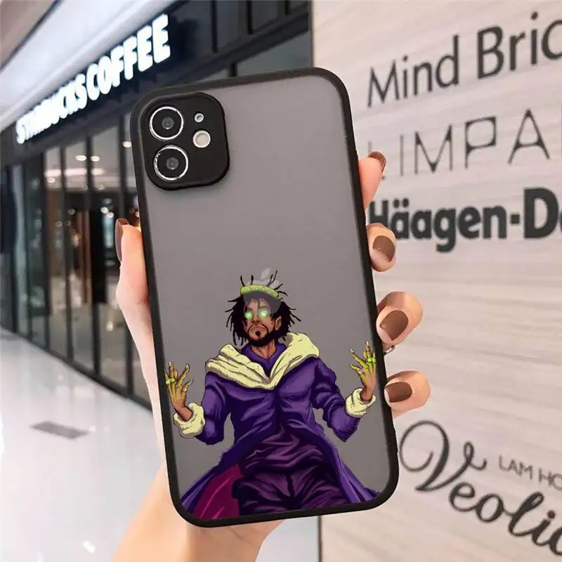 

Y61 Rapper J. Cole Phone Case Matte Transparent for iPhone 7 8 11 12 s mini pro X XS XR MAX Plus cover funda