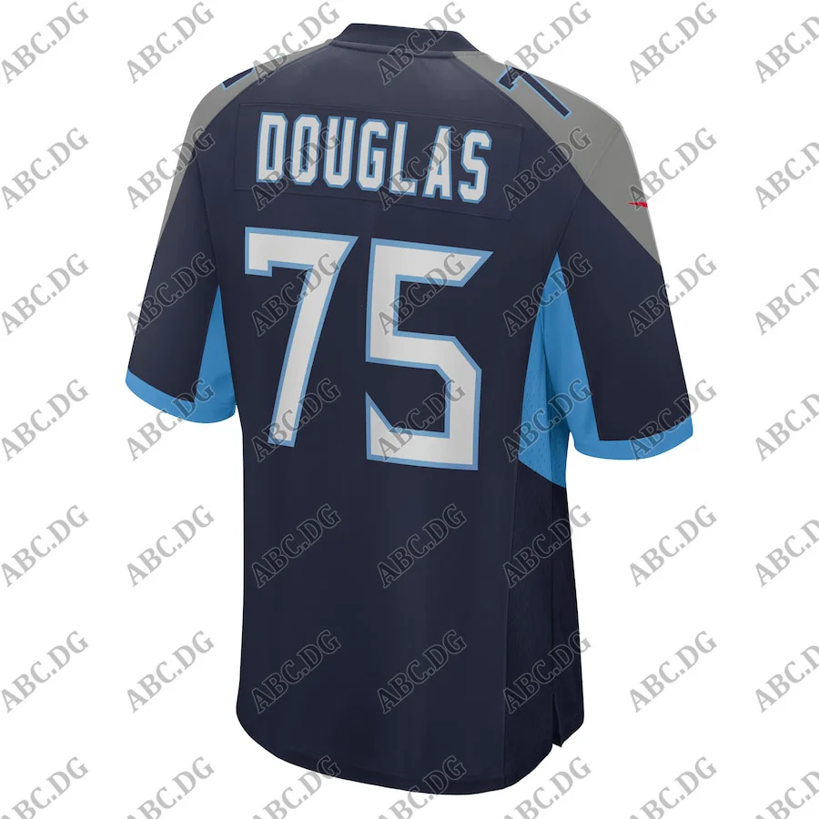 

Men Women Kid Youth Tennessee Jamil Douglas Navy Game Jersey