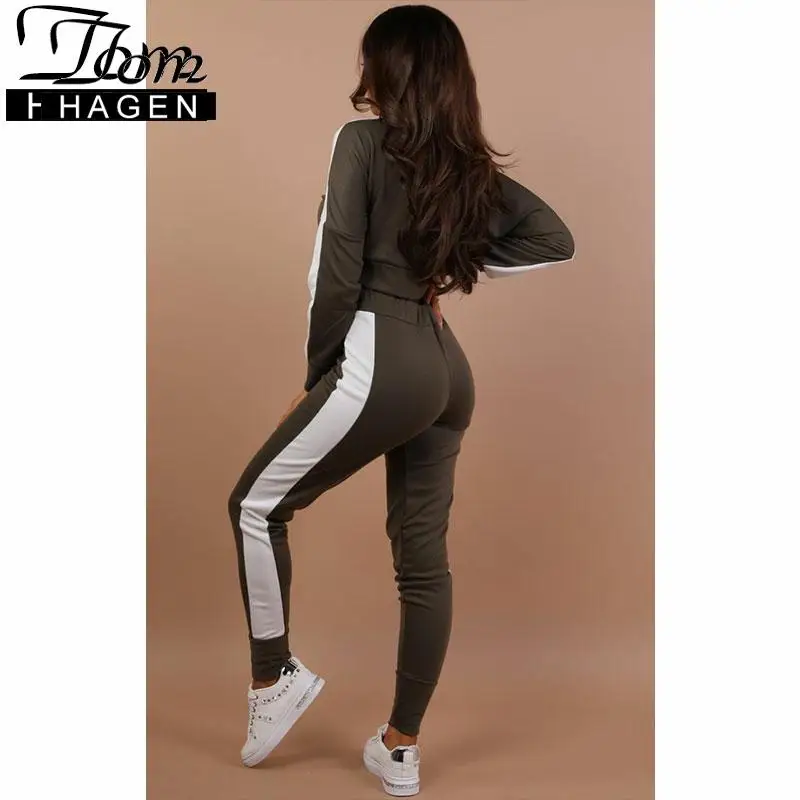 Осенний спортивный костюм для женщин 2020 комплект из двух предметов спортивные