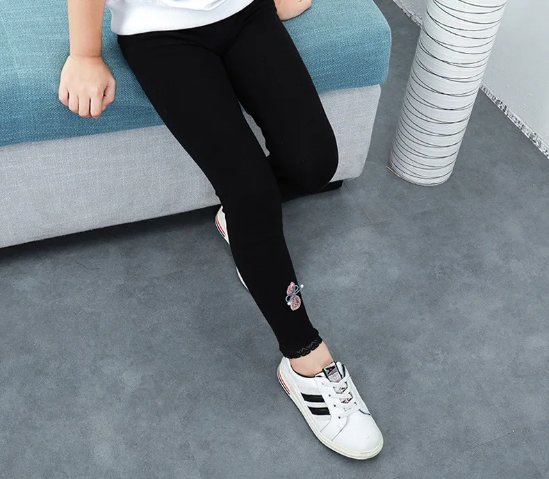 

New Girl Skinny Pants Autumn and Spring Kids Leggings Children Cotton rabbit Pencil Pants Girls Trousers for 2-14T