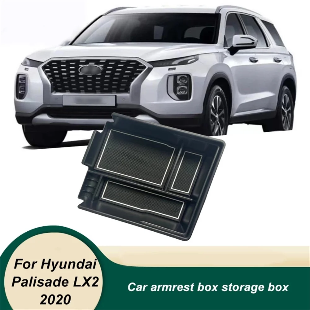 

For Hyundai Palisade LX2 2020 Car Central Storage Box Organizer Storage Case Tray Car Interior Accessories