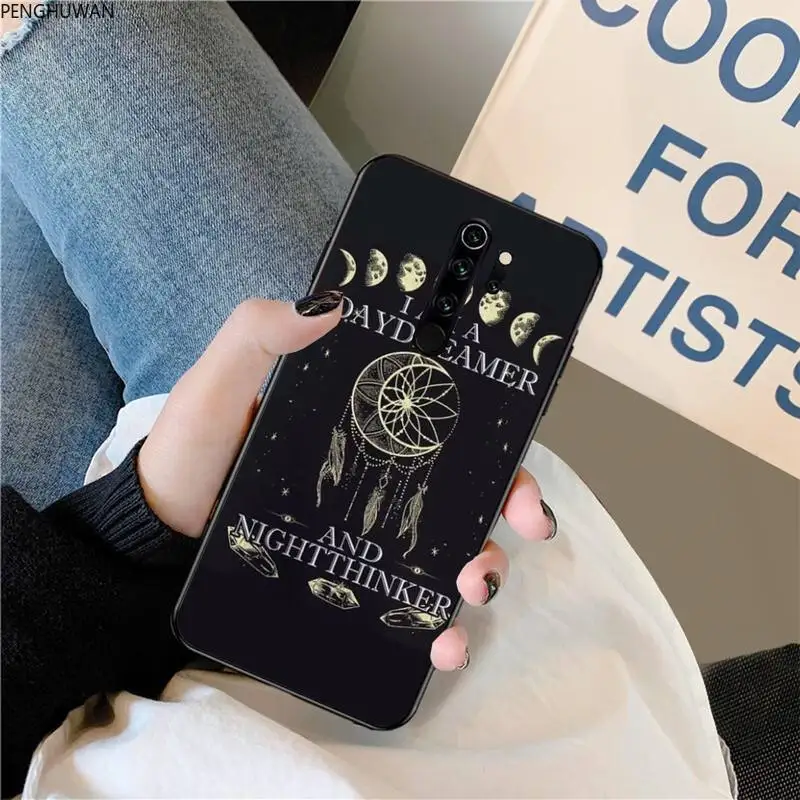 Черный мягкий чехол для телефона с изображением ведьмаков Луны Таро тарем Redmi Note 8