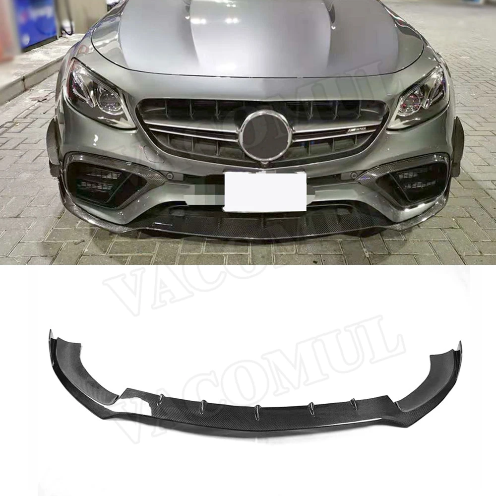 Для переднего бампера B Style E Class из углеродного волокна спойлер разветвители для