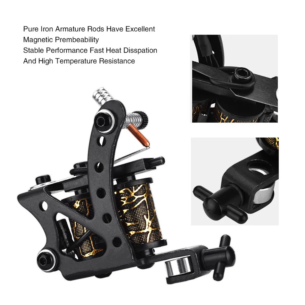 

Metal Coils Tattoo Machine Straight Shader Circle Liner for Tattoos & Body Art
