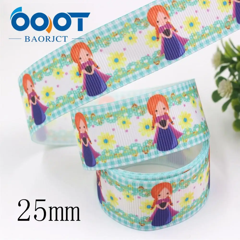 OOOT BAORJCT I-19920-2214 25 мм 10 ярдов мультфильм тепловой передачи печатных корсажные ленты