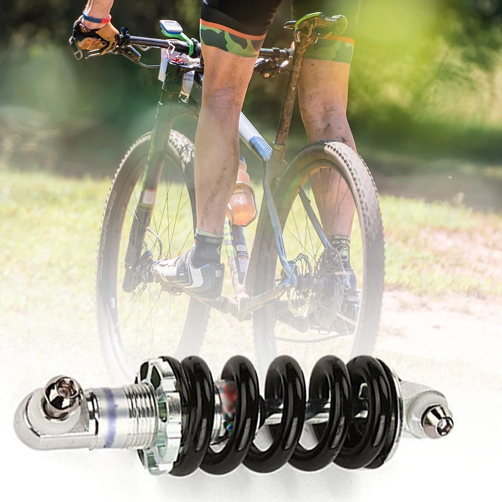 

Stainless Steel Bicycle Oil Spring Shock Absorber Electric Vehicle Adjustable Damping For Cycling Mountain Bike Travel Downhill