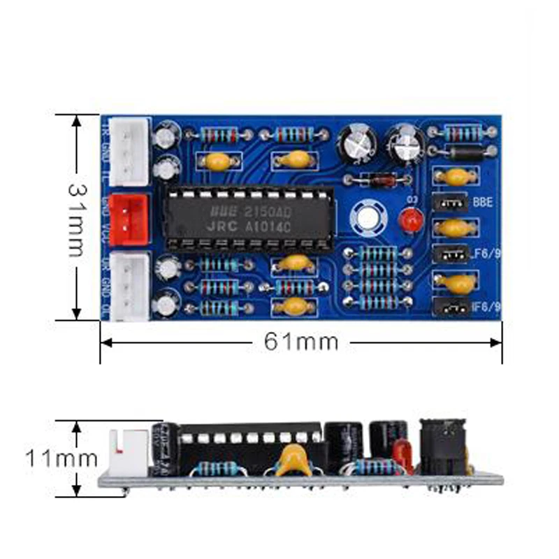 Улучшенное качество звука усилителя мощности сабвуфера BBE2150