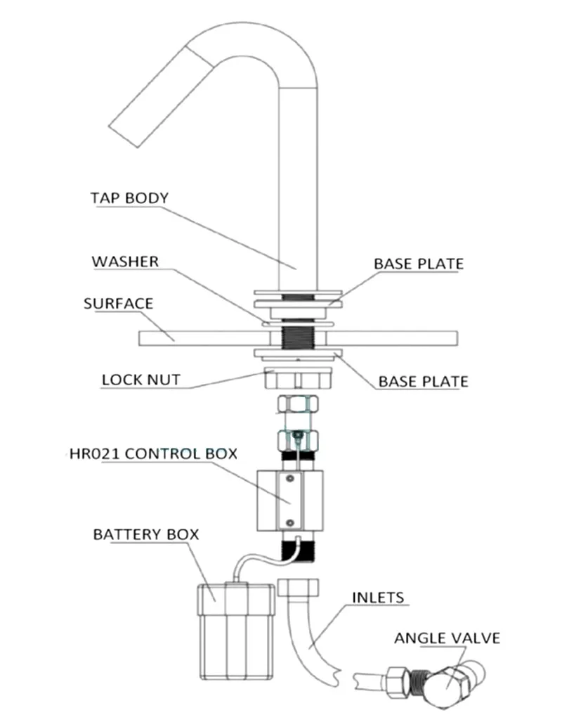 

2 In 1 Automatic Infrared Intelligent Induction Faucet Stainless Steel Wash Basin Sensor Tap Hands Free With Soap Dispenser