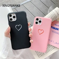 Love Heart Silicone Case For Huawei Honor 30 20 Pro 8 9 9X 10X 10 Lite 30S 20S 9A 9S 9C 8X 8A 8C 8S 7A 10i 20i Soft TPU Cover