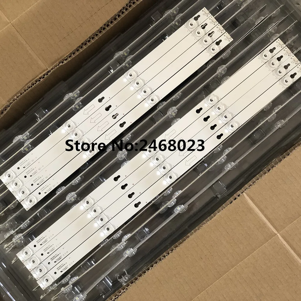 8шт светодиодная лента подсветки для TC L L55P2-UD 55D2900 L55E5800A-UP 55AS5500 D55A620U D55A630U DD55A660U D55A810