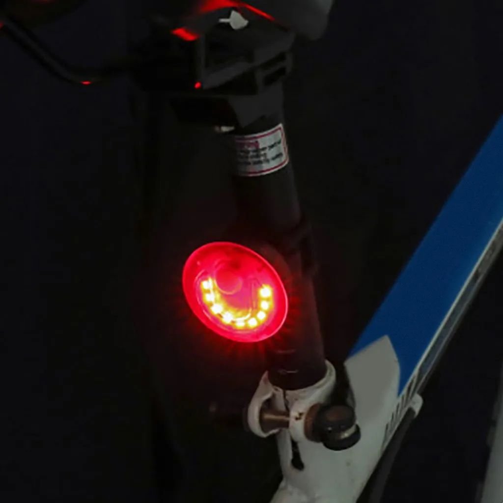 2 шт. USB Перезаряжаемый велосипедный задний фонарь светодиодный безопасный