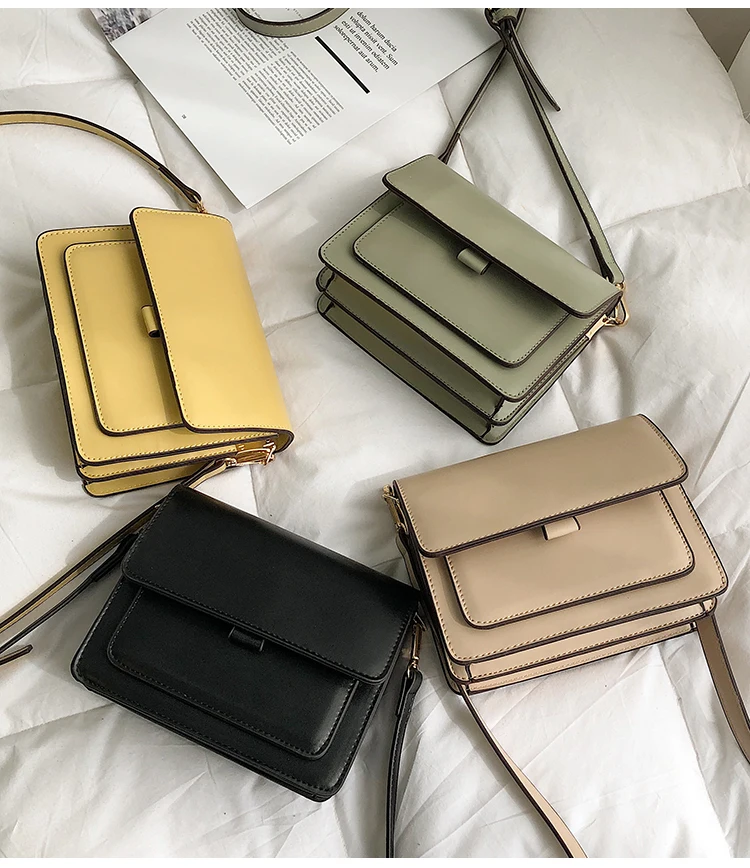 Женская сумка через плечо SMOOZA из кожи с клапаном 2021 | Багаж и сумки