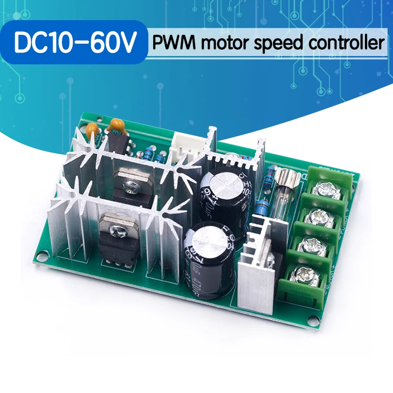 DC10 60V DC 10 двигатель Скорость Управление ШИМ переключатель регулятора скорости