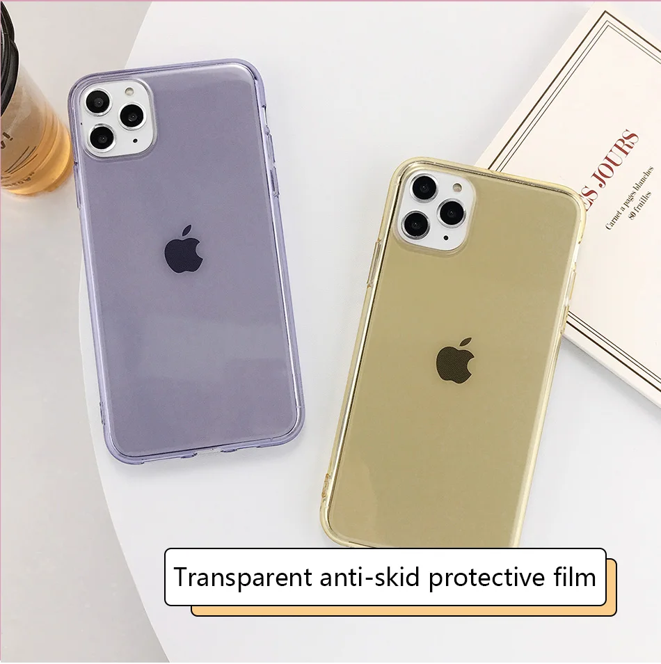 KJOEW чехол для телефона для iPhone 11 Pro Max X XS XR Xs Max transapent Мягкий ТПУ силиконовый чехол для iPhone 6 6s 7 8 Plus чехол s Capa