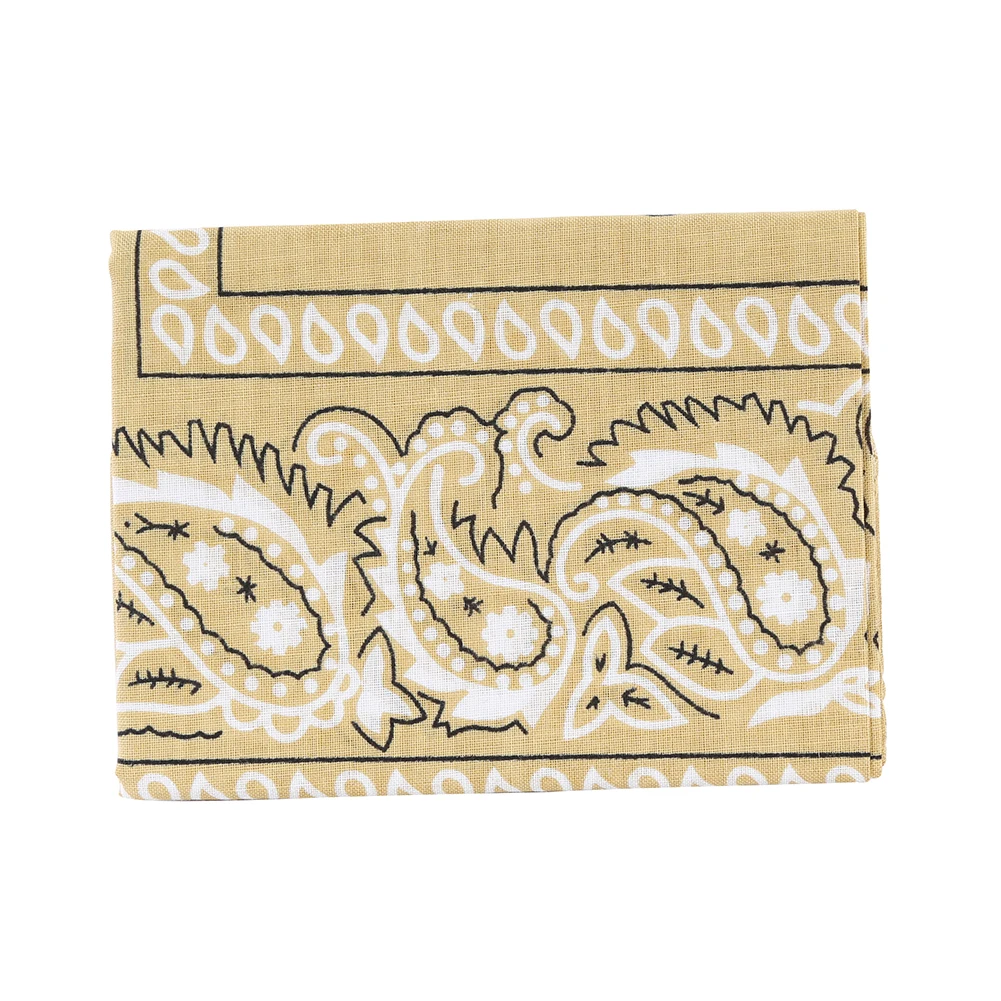 Бандана квадратная для мужчин и женщин хлопковый платок в стиле хип-хоп 55 х55 см