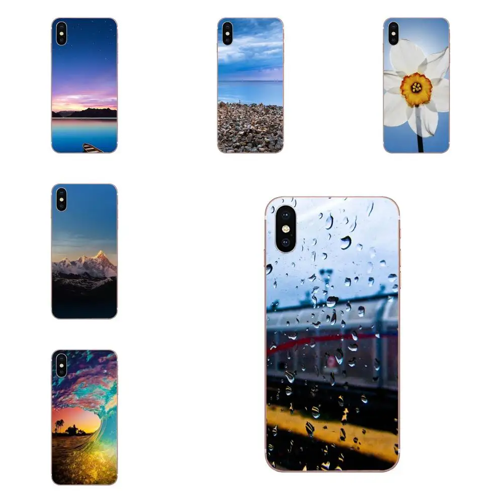 Натуральный неоновый пейзаж для Huawei Mate 30 Pro Lite 20s NOVA 6 SE 5 P40 p30 lite Honor V30 20 Pro|Бамперы| |