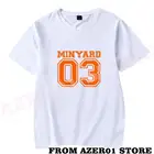 The Foxhole Court MINYARD JOSTEN с принтом весенне-летние праздничные уличные мужскиеженские повседневные кавайные в стиле хип-хоп уличные кавайные футболки