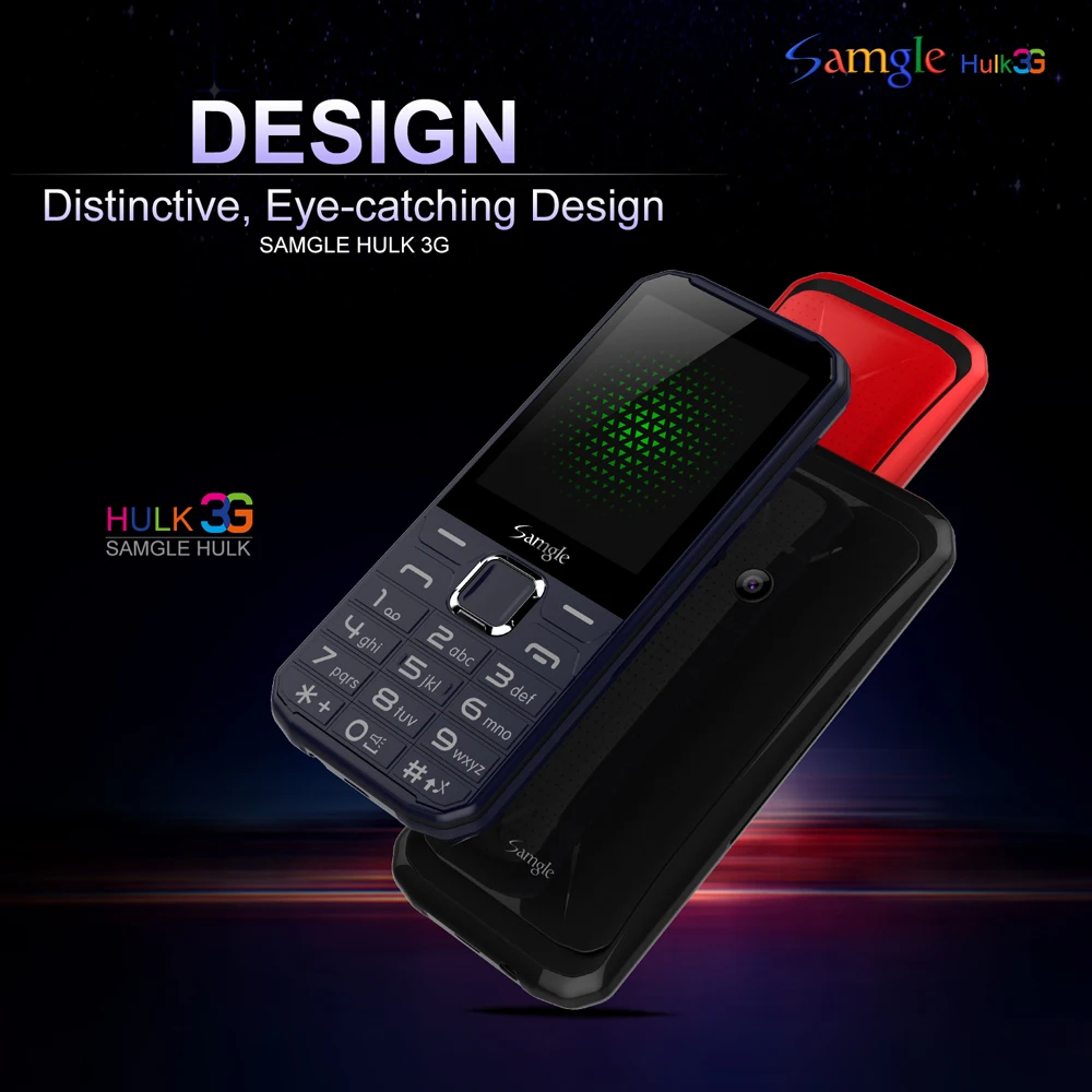 Samgle Senior мобильный телефон 3g WCDMA 2," дисплей Тонкий прочный функция телефон Быстрый набор супер долгий режим ожидания фонарик Whatsapp