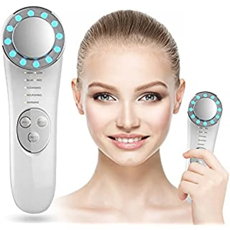 

7 in1LED Facial Massager Photon Ultrasonic Skin Lifting Wrinkle Remover Anti Aging Tightening Skin Care Face Care Beauty Device