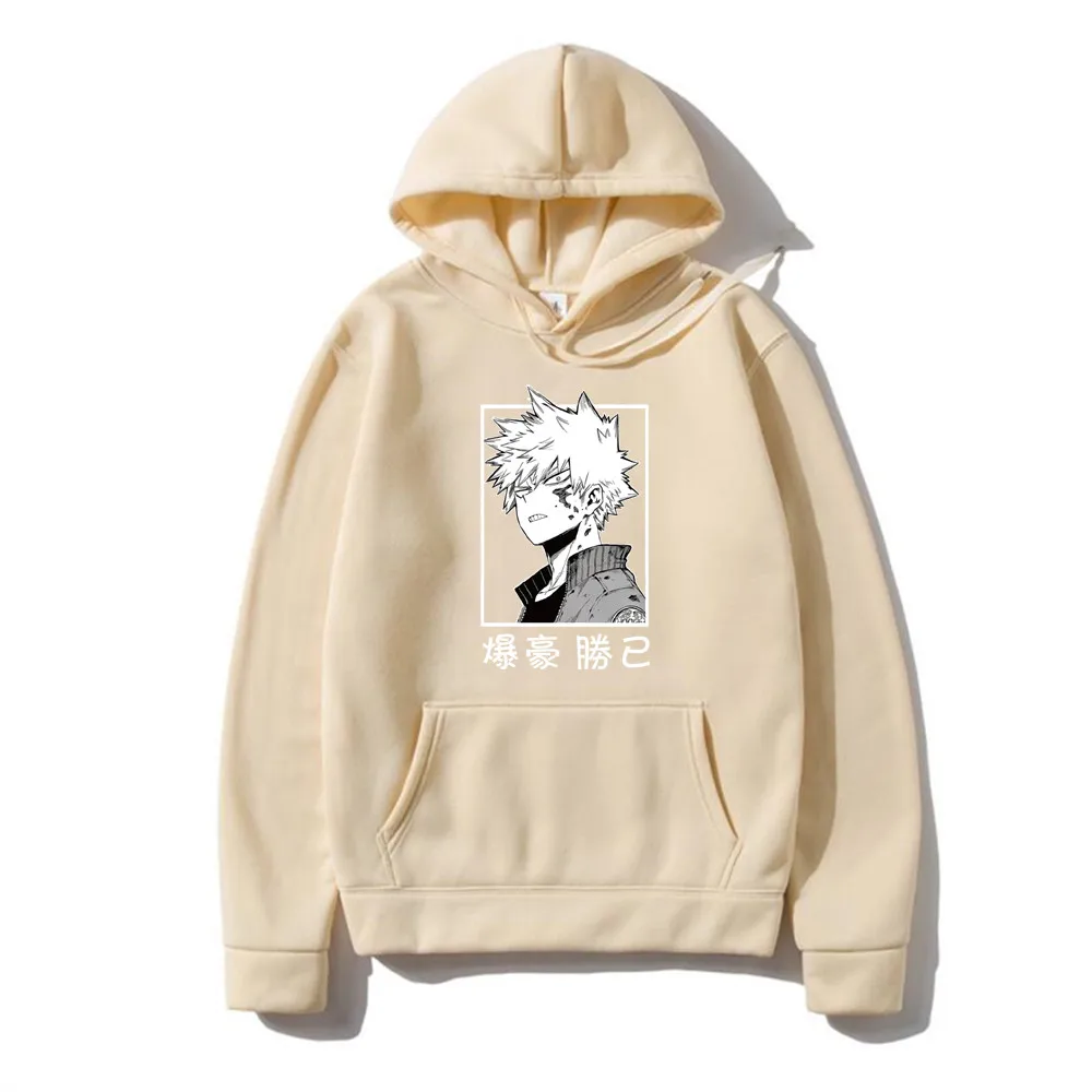 

Men Hoodies Japanese Anime Bakugou Katsuki Printed Men's Hoodie Streetwear Harajuku my hero academia Casual hoody Sweatshirts