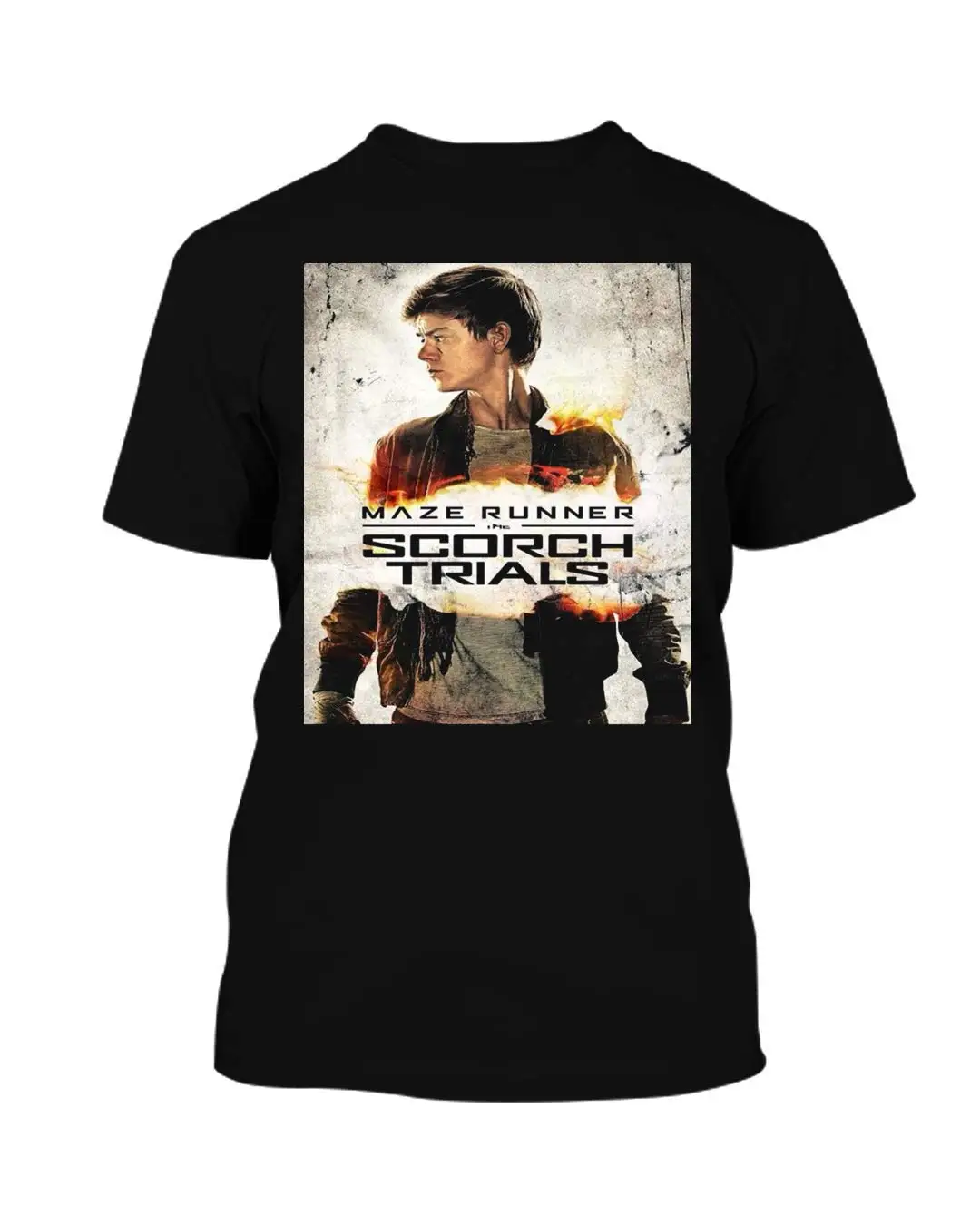 Толстовка с капюшоном The Scorch Trials Newt 98 черная 27 дюймов|Мужские футболки| |