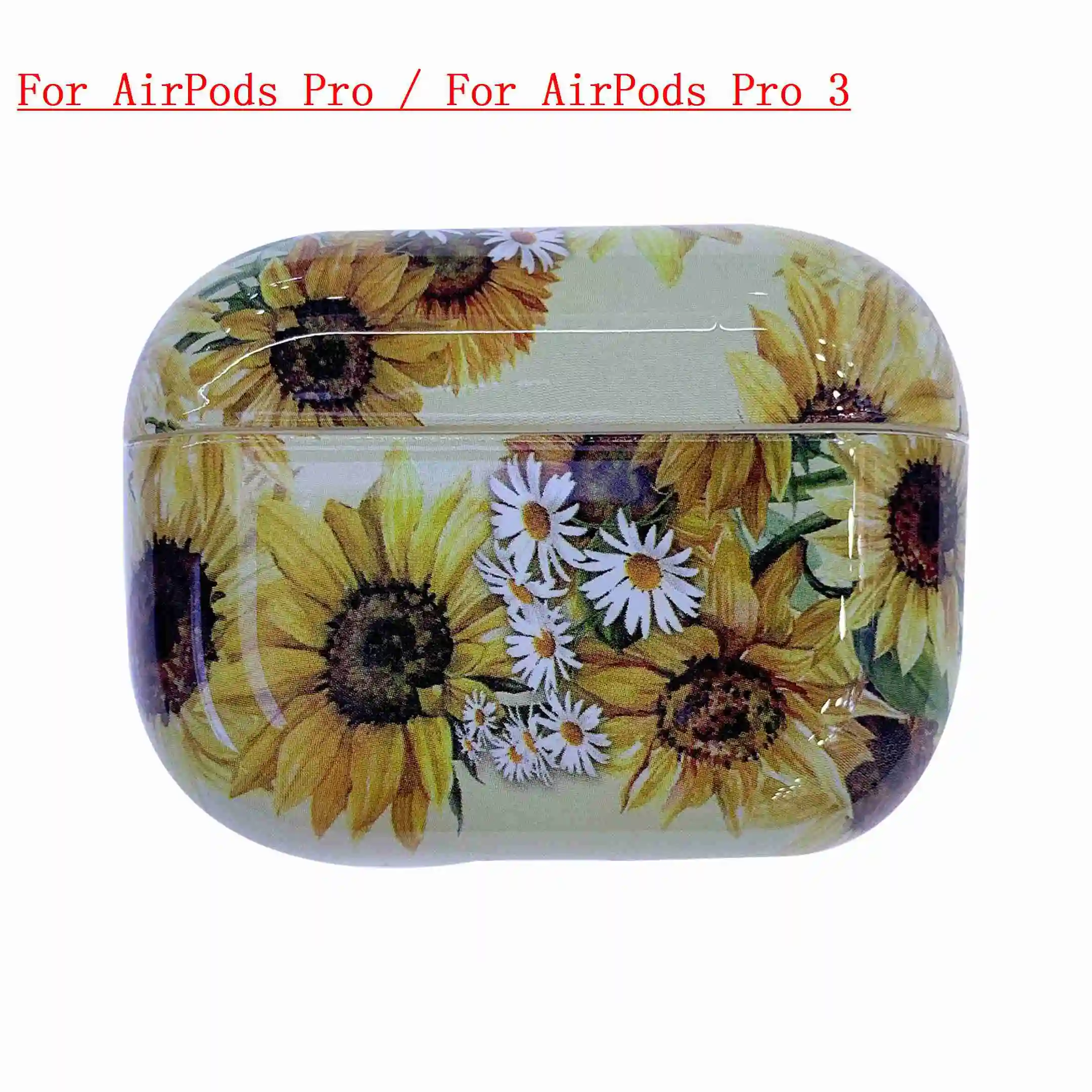 B1 For AirPods Pro Для AirPods Pro для переноски 1/2/3 чехол роскошный цветной чехол с цветочным рисунком для AirPods Беспроводной наушники чехол жесткий чехол fundas - Цвет: B1 For AirPods Pro