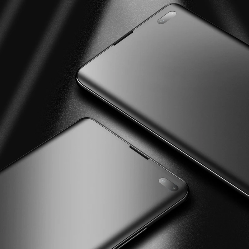 Полное покрытие жидкого УФ клея матовое закаленное стекло для samsung Galaxy S10 Note 10 S9 S8 Plus Защитная пленка для экрана