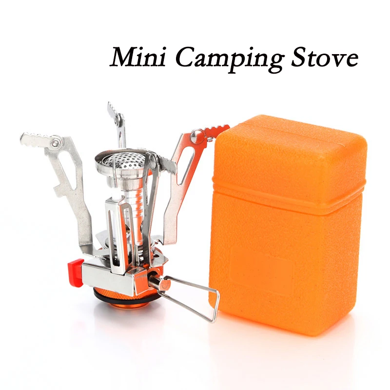 FAVSPORTS новая Сверхлегкая Мини Складная газовая плита из нержавеющей стали