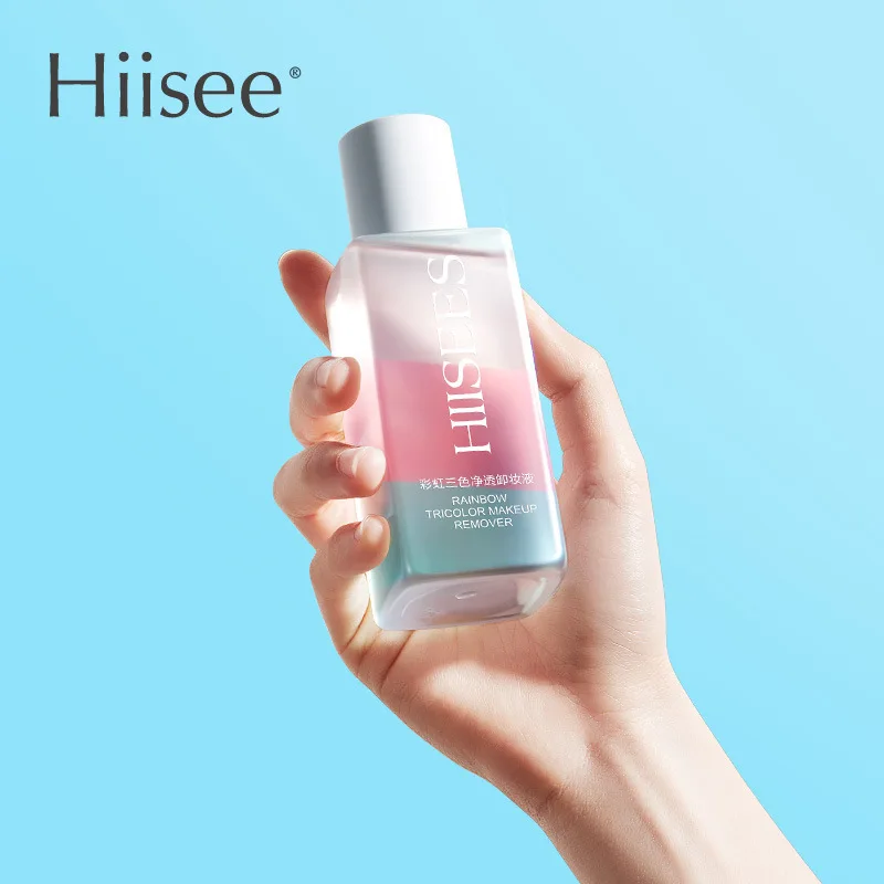100 г корейское Радужное средство для удаления трехцветного макияжа Освежающая