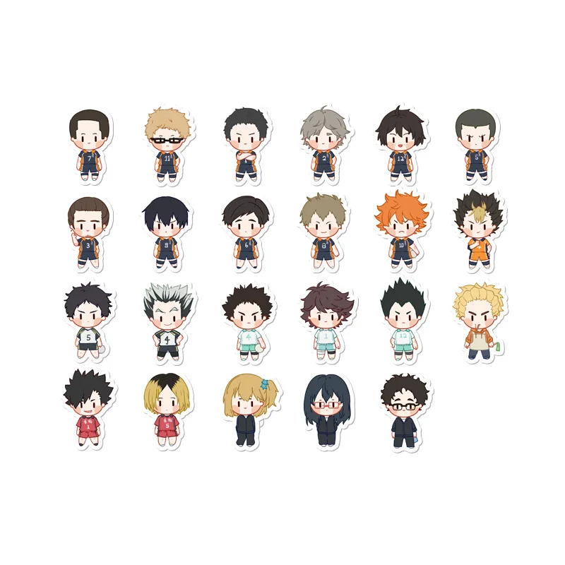 

Haikyuu!! DIY Stickers Shoyo Hinata Kageyama Tobio Anime Waterproof Luggage Guitar Mobile Phone Paster Motorcycle Decal Decor