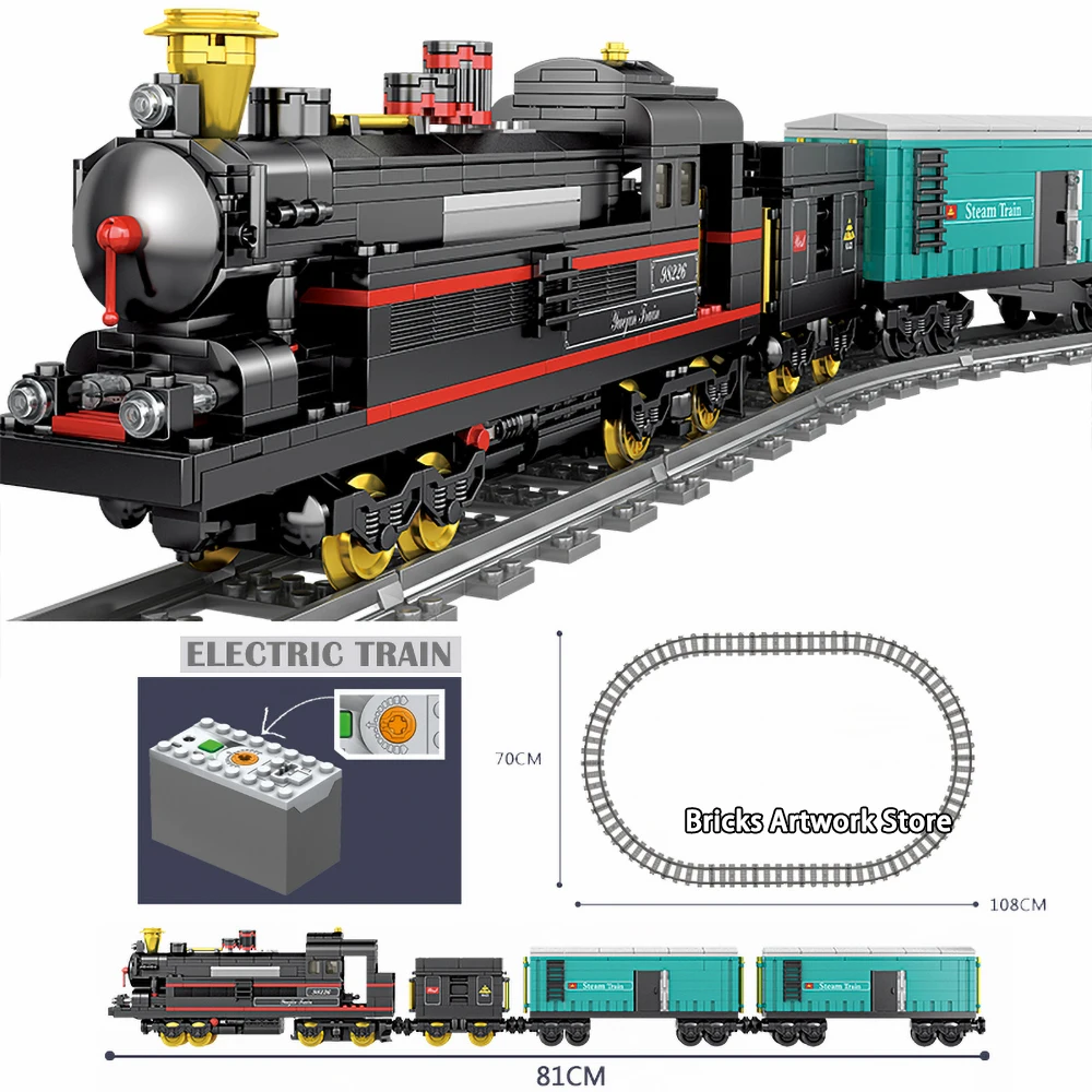 Серия Technic Экспресс высокоскоростные поезда треки мощность фигурки DIY Развивающие строительные блоки наборы игрушки для детей творческие подарки