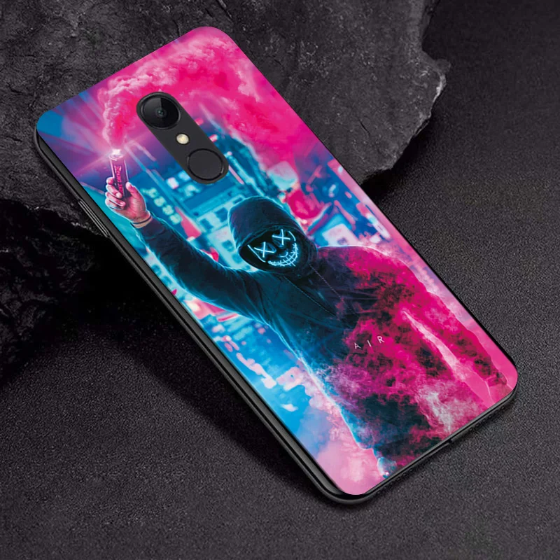 TPUBLK650 Чехол Venom Avengers для Xiaomi Redmi 4X Note 4 4X чехол для Redmi Note 6 Чехол Note 7 5 8 Pro черный ТПУ чехол для телефона Redmi Note 8T - Цвет: TPUBLK650