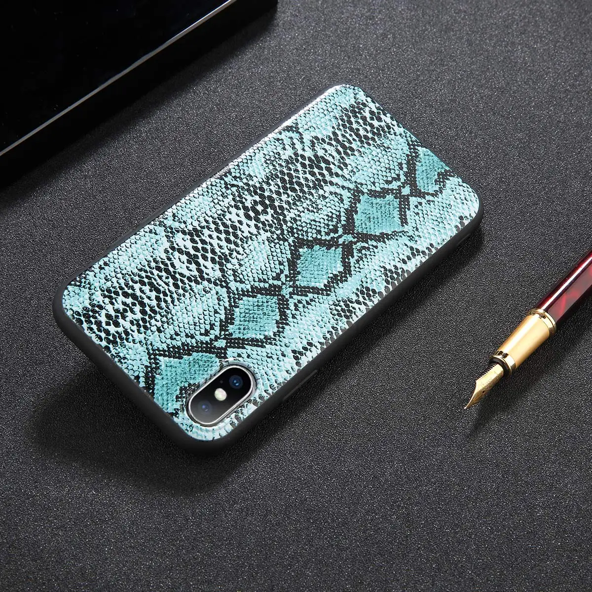 T3 Lovebay чехол кожа змеи, зерно телефонные чехлы для iphone X Case мягкий Животные Печатный чехол-накладка на заднюю крышку для iphone 6 6S 7 8 плюс XS Max X XR - Цвет: T3