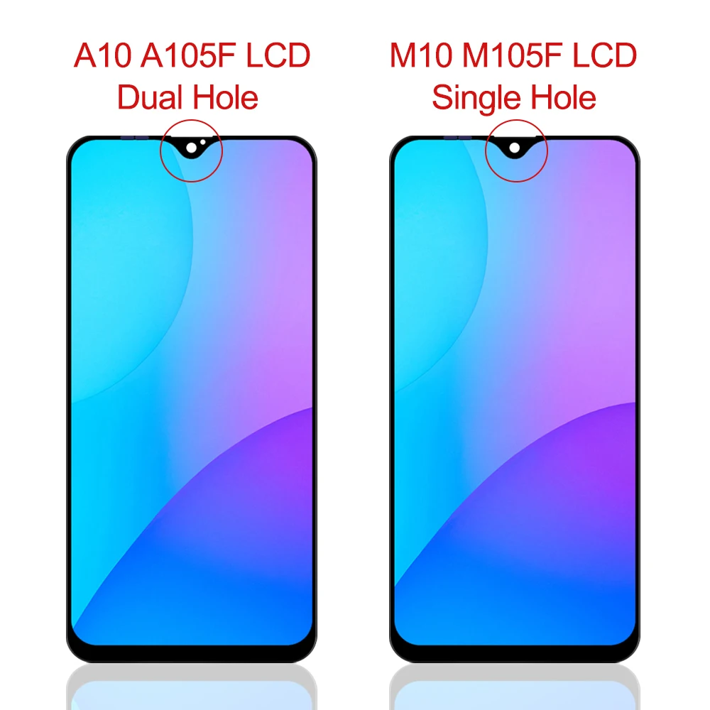Pantalla LCD Original para Samsung Galaxy A10, digitalizador de pantalla t&aacute;ctil para Samsung A105, SM-A105F, SM-A105FN, 5 unidades-1