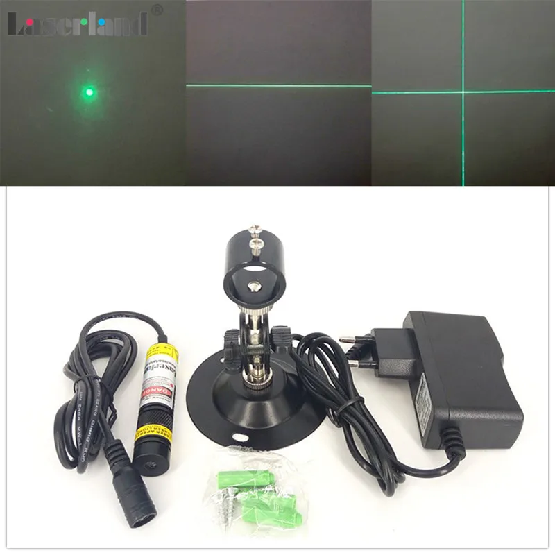 Лазерный модуль 1668 510nm 515nm 520nm 10mW 30mW 80mW с переходным креплением|520nm diode|green laser diode
