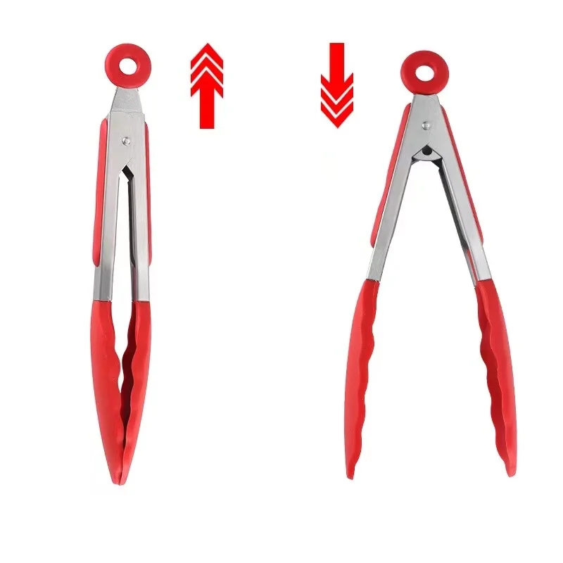 

1Pcs Non-Slip Silicone BBQ Baking Food Clip Heat-Resistant Clip Pastry Cooking Clip Barbecue Tongs Kitchen Accessories Tools