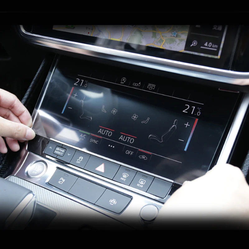 Стеклянная Защитная пленка для Audi Q7 4M 2016 настоящее время Стайлинг автомобиля GPS