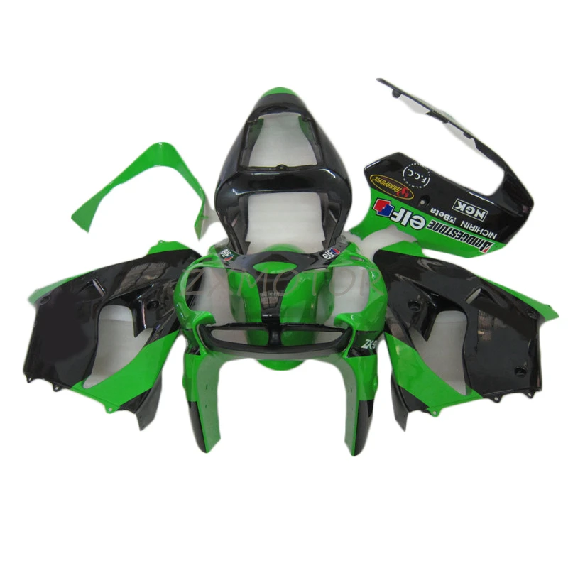 

Upgrade Custom All New fairings kits For Kawasaki Ninja ZX9R 2002 200 Green Black Fairing zx9r 02 03 Injection Moto Parts IO69